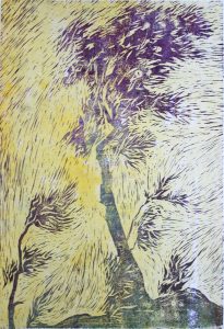 Baum 04, 42 x 60 cm, 2011, Ölfarbe auf Papier