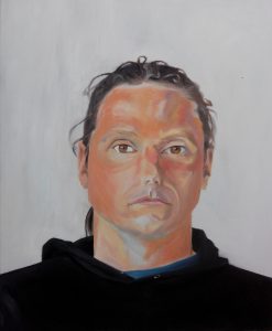 Felix, 50 x 60 cm, 2021, Öl auf Leinwand