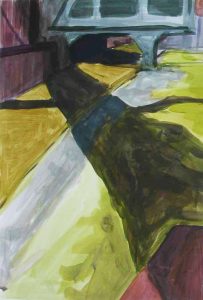 Zeche, 35 x 50 cm, 2010, Acryl auf Papier